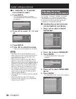 Предварительный просмотр 68 страницы Panasonic PT-D10000E Operating Instructions Manual