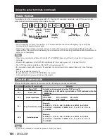 Предварительный просмотр 104 страницы Panasonic PT-D10000E Operating Instructions Manual