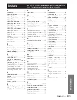 Предварительный просмотр 121 страницы Panasonic PT-D10000E Operating Instructions Manual