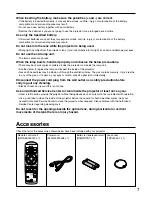 Предварительный просмотр 7 страницы Panasonic PT-D3500U Series Operating Instructions Manual