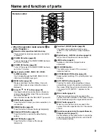 Предварительный просмотр 9 страницы Panasonic PT-D3500U Series Operating Instructions Manual