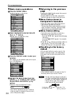 Предварительный просмотр 28 страницы Panasonic PT-D3500U Series Operating Instructions Manual