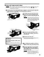 Предварительный просмотр 45 страницы Panasonic PT-D3500U Series Operating Instructions Manual