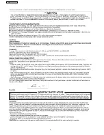 Preview for 2 page of Panasonic PT-D3500U Series Service Manual