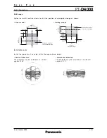 Предварительный просмотр 9 страницы Panasonic PT-D4000 Spec File