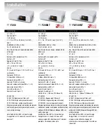 Preview for 5 page of Panasonic PT-D4000 Specification Sheet