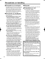 Preview for 8 page of Panasonic PT-D4000E Operating Instructions Manual