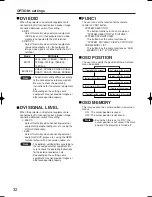 Preview for 32 page of Panasonic PT-D4000E Operating Instructions Manual