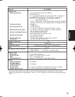 Preview for 57 page of Panasonic PT-D4000E Operating Instructions Manual