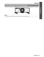 Предварительный просмотр 9 страницы Panasonic PT-D5000ELS Functional Instructions