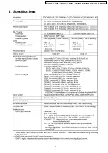 Preview for 5 page of Panasonic PT-D5600U Service Manual