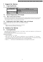 Preview for 19 page of Panasonic PT-D5600U Service Manual