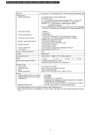 Предварительный просмотр 6 страницы Panasonic PT-D5700E Service Manual