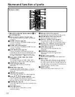 Preview for 10 page of Panasonic PT-D7000E Operating Instructions Manual