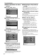 Preview for 44 page of Panasonic PT-D7000E Operating Instructions Manual