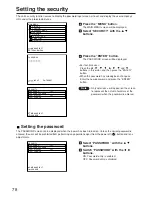 Preview for 78 page of Panasonic PT-D7000E Operating Instructions Manual