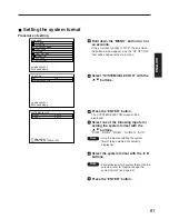 Preview for 81 page of Panasonic PT-D7000E Operating Instructions Manual