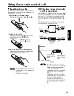 Preview for 15 page of Panasonic PT-D7500E Operating Instructions Manual