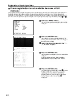 Preview for 42 page of Panasonic PT-D7500E Operating Instructions Manual