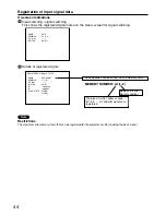 Preview for 44 page of Panasonic PT-D7500E Operating Instructions Manual