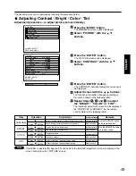 Preview for 49 page of Panasonic PT-D7500E Operating Instructions Manual