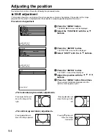 Preview for 54 page of Panasonic PT-D7500E Operating Instructions Manual