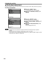 Preview for 58 page of Panasonic PT-D7500E Operating Instructions Manual