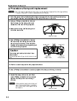 Preview for 94 page of Panasonic PT-D7500E Operating Instructions Manual