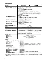 Preview for 98 page of Panasonic PT-D7500E Operating Instructions Manual