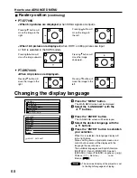 Preview for 68 page of Panasonic PT-D7700 Operating Instructions Manual