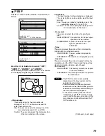 Preview for 79 page of Panasonic PT-D7700 Operating Instructions Manual