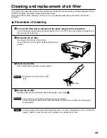 Preview for 99 page of Panasonic PT-D7700 Operating Instructions Manual