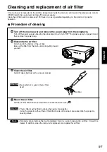 Предварительный просмотр 97 страницы Panasonic PT-D7700E Operating Instructions Manual