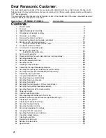 Preview for 2 page of Panasonic PT-D9510U Operating Instructions Manual