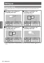 Preview for 22 page of Panasonic PT-DS100XE  ( ) Operating Instructions Manual