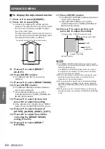 Preview for 66 page of Panasonic PT-DS100XE  ( ) Operating Instructions Manual