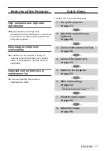 Preview for 11 page of Panasonic PT-DS12KE Operating Instructions Manual