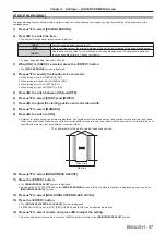 Preview for 87 page of Panasonic PT-DS12KE Operating Instructions Manual