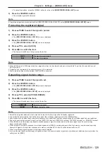 Предварительный просмотр 129 страницы Panasonic PT-DS12KE Operating Instructions Manual