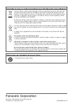 Preview for 187 page of Panasonic PT-DS12KE Operating Instructions Manual