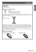 Preview for 9 page of Panasonic PT-DS20KE Operating Instructions Manual