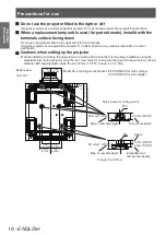 Preview for 16 page of Panasonic PT-DS20KE Operating Instructions Manual