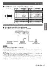 Preview for 47 page of Panasonic PT-DS20KE Operating Instructions Manual