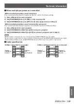 Preview for 169 page of Panasonic PT-DS20KE Operating Instructions Manual