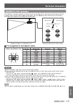 Preview for 171 page of Panasonic PT-DS20KE Operating Instructions Manual