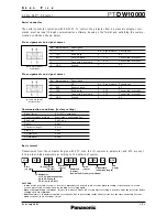 Preview for 8 page of Panasonic PT-DW10000 Specifications