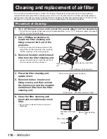 Preview for 110 page of Panasonic PT-DW100E Operating Instructions Manual