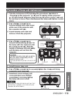 Preview for 113 page of Panasonic PT-DW100E Operating Instructions Manual