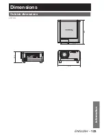 Preview for 123 page of Panasonic PT-DW100E Operating Instructions Manual