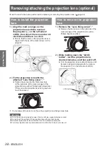 Предварительный просмотр 38 страницы Panasonic PT-DW105XEA Operating Instructions (Functional Manual)